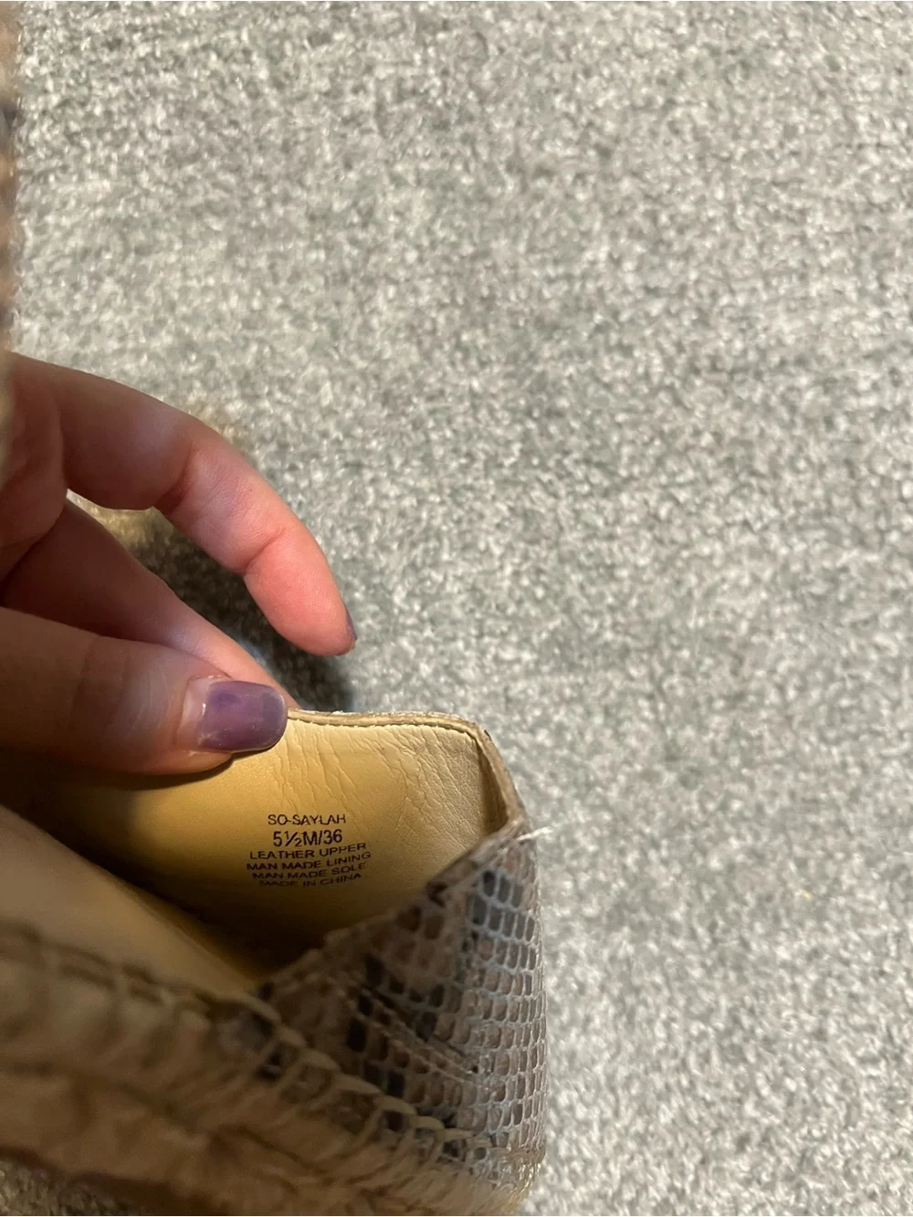 Sole Society Brown Snake-Print Ankle-Strap Espadrilles